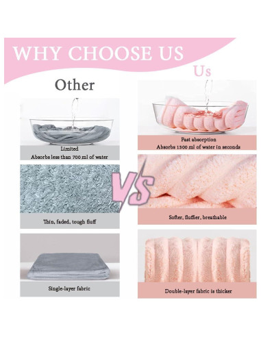 Toalla de Microfibra para Cabello Jenmex 2 Piezas Absorbente