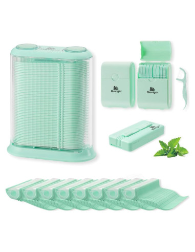 Himgy Hilo Dental Blanqueador Menta 614 Hilos Duales Kit Familiar