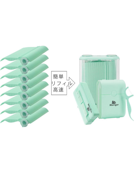 Himgy Hilo Dental Blanqueador Menta 614 Hilos Duales Kit Familiar