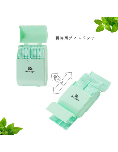Himgy Hilo Dental Blanqueador Menta 614 Hilos Duales Kit Familiar