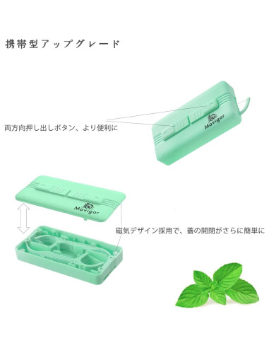 Himgy Hilo Dental Blanqueador Menta 614 Hilos Duales Kit Familiar