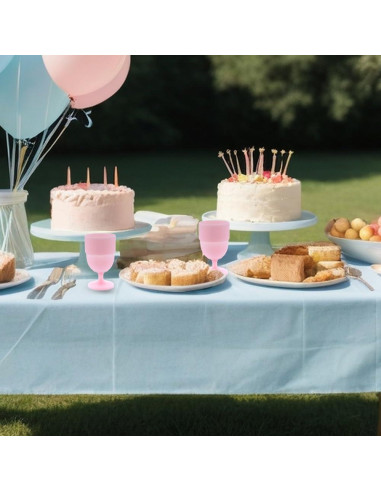 Vasos de Vino de Silicona Plegables TWZKXC 200ml Rosa