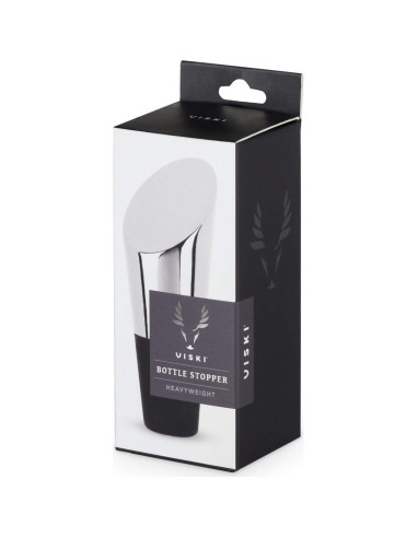 Tapón de Botella de Vino Viski Acero Inoxidable con Silicona