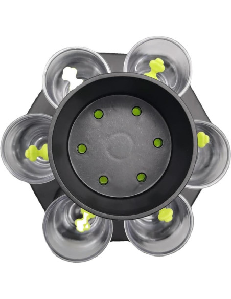 Dispensador de Chupitos TSKVT con 6 Vasos Acrílicos 44ml