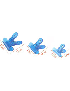 Pinzas de Plástico Z ZICOME para Bolsas de Comida - 30 Piezas 2