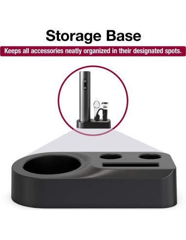 Juego de Abridor de Vino Eléctrico 5 en 1 CREERJOY Negro