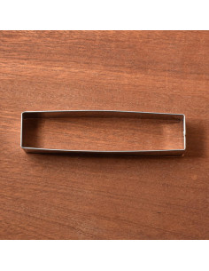 Cortador de Galletas Rectangular LILIAO Acero Inoxidable 11.4x2.5cm 2
