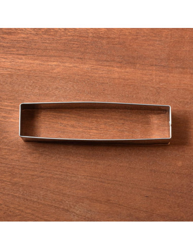 Cortador de Galletas Rectangular LILIAO Acero Inoxidable 11.4x2.5cm