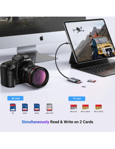 Lector de Tarjetas SD USB C UGREEN 2-en-1 Alta Velocidad 2