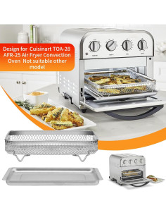 Bandeja de Reemplazo Cuisinart TOA-28 para Freidora de Aire 28.7x24.6cm 2