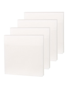 Notas Adhesivas Transparentes Vsagier 3x3 cm 200 Hojas Impermeables