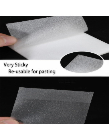 Notas Adhesivas Transparentes Vsagier 3x3 cm 200 Hojas Impermeables