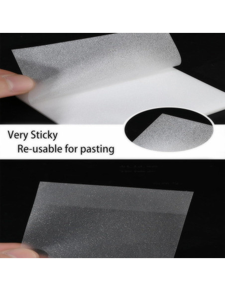 Notas Adhesivas Transparentes Vsagier 3x3 cm 200 Hojas Impermeables