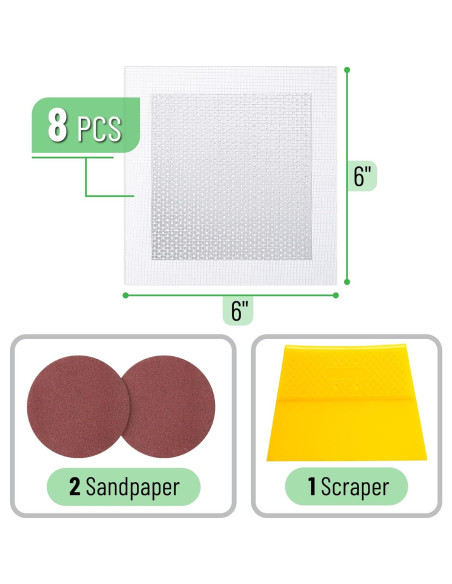 Kit de Reparación de Paneles de Yeso Bates 11 Piezas 15 cm