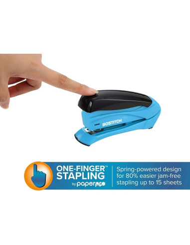 Grapadora Bostitch PaperPro 15 Hojas Un Dedo Sin Esfuerzo