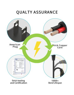 Adaptador de Cargador 15V 3A LitStar - Protección Integral 2