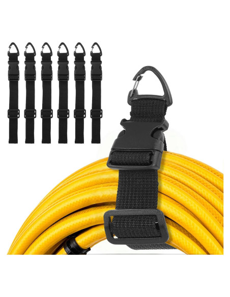 18 Organizadores de Soporte para Cables MBAIYO 43 cm Ajustables