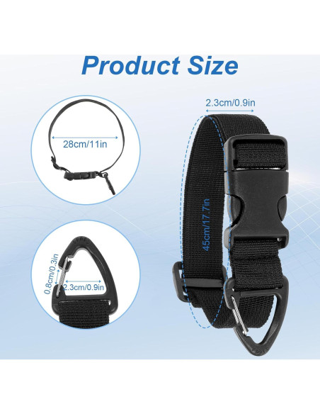 18 Organizadores de Soporte para Cables MBAIYO 43 cm Ajustables