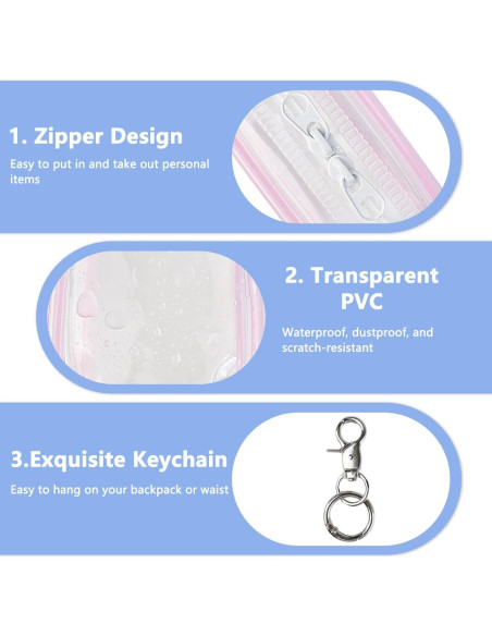 Paquete de 4 Botellas Desinfectante de Manos 30ml con Bolsa