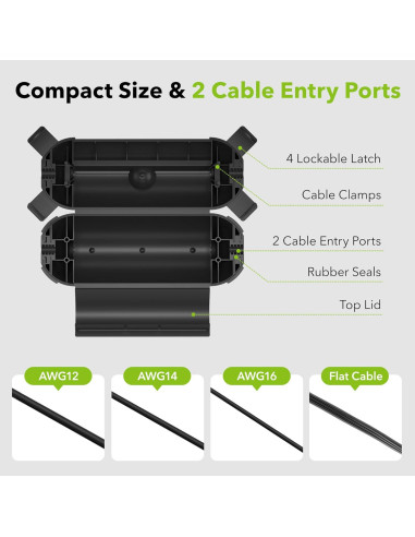 Cubierta de Seguridad para Cable de Extensión BN-LINK IP44 2 Pack