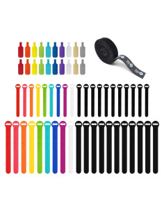 Paquete de Gestión de Cables Wrap-It Storage - 61 Piezas