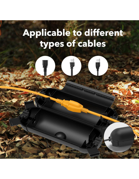 Cubierta de Seguridad para Cable de Extensión BN-LINK IP44 2 Pack