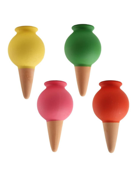 Dispositivos de Riego Automático Ximimark 4 Paquetes Terracota