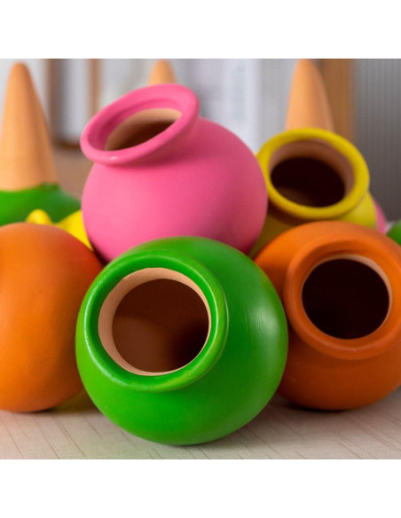 Dispositivos de Riego Automático Ximimark 4 Paquetes Terracota