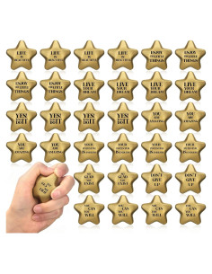 36 Pelotas de Estrés en Forma de Estrella Jenaai 5.5 cm