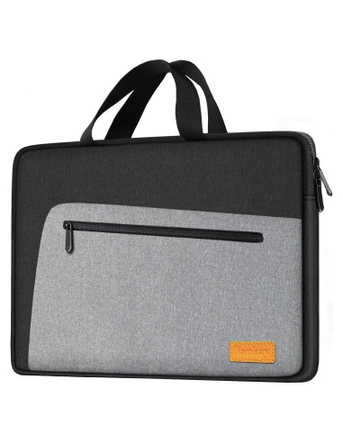 Funda para Laptop 15.6" Naukay Negra/Gris Resistente al Agua