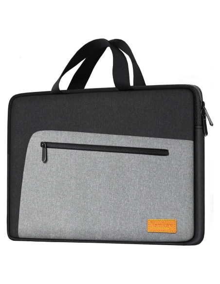 Funda para Laptop 15.6" Naukay Negra/Gris Resistente al Agua