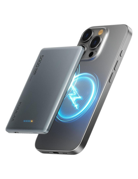 Batería Portátil MagSafe Kuulaa 5000mAh Carga Rápida USB-C