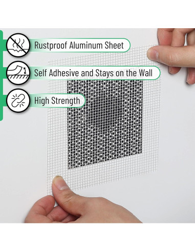 Kit de Reparación de Paneles de Yeso Bates 11 Piezas 15 cm