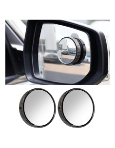Espejos Laterales de Punto Ciego Sylvil 5.08 cm 2 PCS Negro