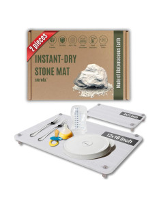 Alfombrilla de Secado Skrola Stone 40.6 x 30.5 cm Ecológica