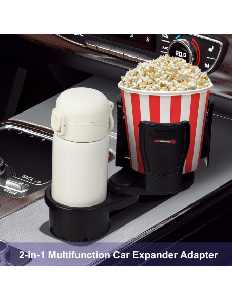 Soporte para Tazas Doble JINKEY Ajustable 360 Fibra de Carbono