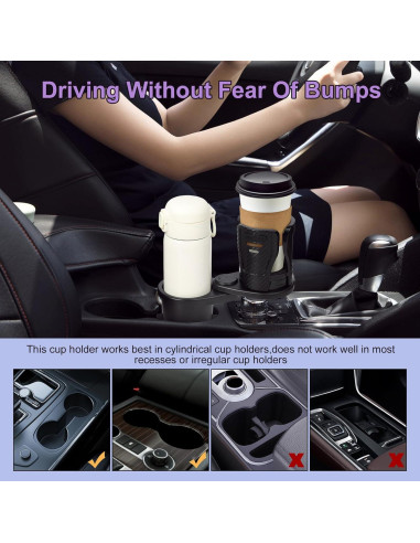 Soporte para Tazas Doble JINKEY Ajustable 360 Fibra de Carbono