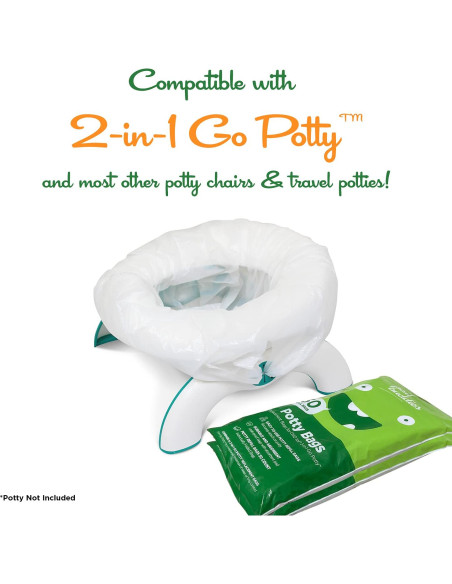 Bolsas de Orinal Desechables Pail Buddies 60 Unidades - Absorbentes y a Prueba de Fugas