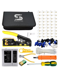 Kit de Crimpado RJ45 Passthrough SAMTEK para Ethernet
