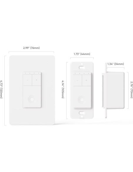 Interruptor de Ventilador Inteligente TREATLIFE WiFi 2.4GHz
