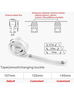 Abridor de Cortinas Automático SIXIN 2M Motor Zigbee Control Remoto 2