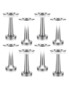 Lámparas de Mesa LED Portátiles VIHOSE 8 Pcs Plata 15 Horas