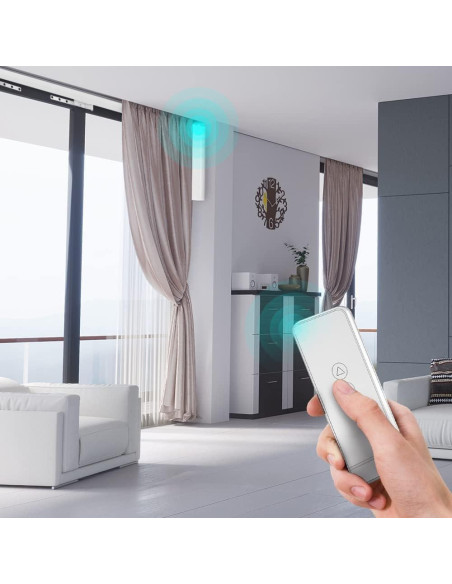 Abridor de Cortinas Automático SIXIN 2M Motor Zigbee Control Remoto