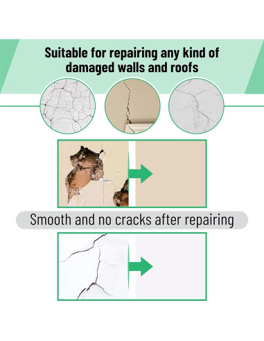 Kit de Reparación de Paneles de Yeso Bates 11 Piezas 15 cm