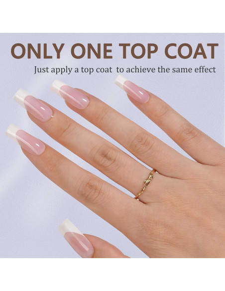 Consejos de Uñas de Gel Francesas Misssix 240 Piezas 15 Tamaños