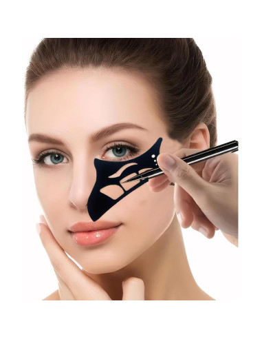 Plantilla de Sombra de Ojos 3 Pcs Panthra con Pincel - Silicona