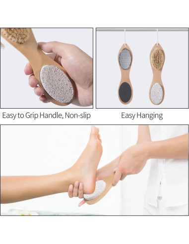 Piedra Pómez 4 en 1 Beomeen para Cuidado de Pies