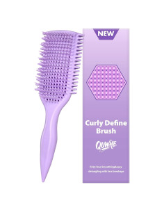 Cepillo Definidor y Desenredante QUWHE para Cabello Rizado
