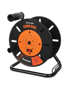 Carrete de Almacenamiento de Cable DEWENWILS 30.48m 10A