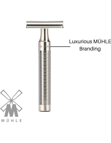 Maquinilla de Afeitar MÜHLE ROCCA R94 Doble Filo Acero Inoxidable